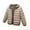 Khaki, variant on ZyeKqe Winter Coat Boys Girls Hooded Puffer Jackets Lightweight Warm down Coat Packable Snow Outerwear