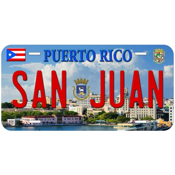 San Juan TAG04 Puerto Rico Novelty Car License Plate