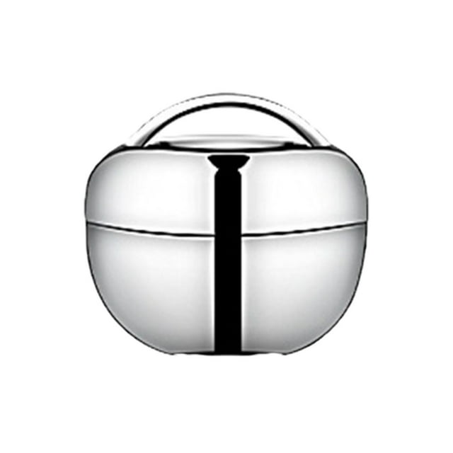 Maytalsory Thermos Portable Picnic Bento Lunch Box With Durable Versatile Convenient Storage Safe Silver 1L