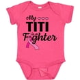 thumbnail image 3 of Inktastic Breast Cancer Awareness My Titi is a Fighter Boys or Girls Baby Bodysuit, 3 of 5