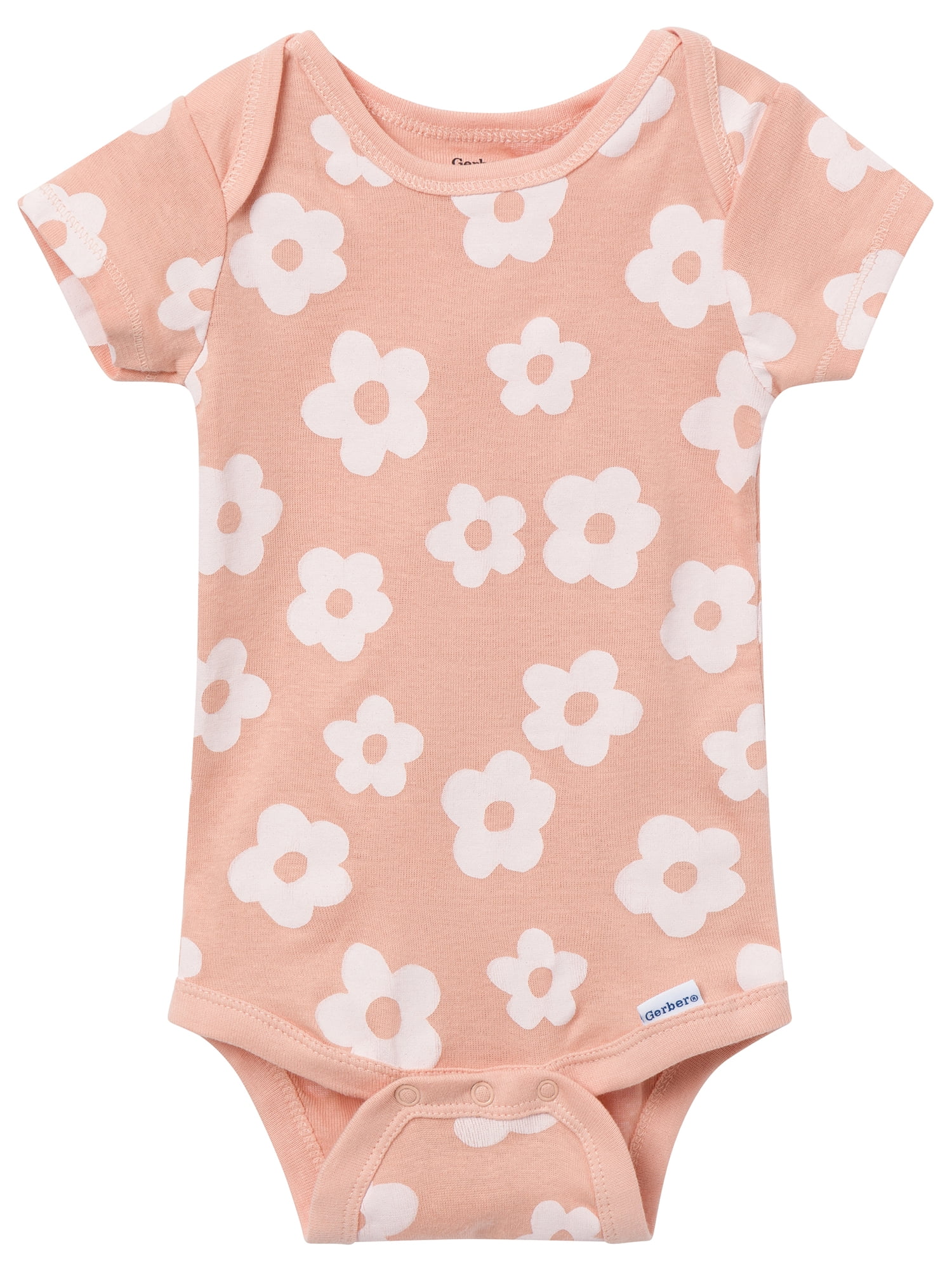 Gerber Gender Neutral Short Sleeve Onesies, 6-Pack, Sizes Newborn - 18 Months