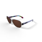 Hard Candy Womens Polarized Rxable Sunglasses, Hs03P, White, 59-13-136, with Case
