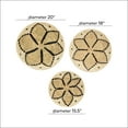 thumbnail image 3 of DecMode Brown Seagrass Handmade Basket Plate Wall Decor (3 Count), 3 of 10