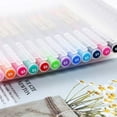 thumbnail image 5 of WuPing 0.5mm Fine Point Gel Ink Pen Colored Ink Pens for Office Stationery Supply 12 Pack, 5 of 8