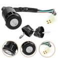 thumbnail image 5 of Soimiss 2Pcs Motorcycle Ignition Switch with Key Stable Performance Black, 5 of 8