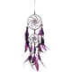 thumbnail image 5 of Naiovety Atrapasueños creativo de 2 anillos, borla de plumas hecha a mano, decoración colgante de pared, atrapasueños para el hogar, dormitorio, coche, Almacenamiento y organización del hogar Naiovety HA023909-00, 5 of 6