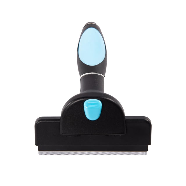 Cepillo para Mascotas Mr. Pets Grande Deslanador Quita Pelo Azul Grande