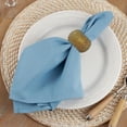 thumbnail image 5 of Gold Napkin Ring, Napkin Rings Set of 12, Beaded Napkin Holders, Round Napkin Rings Bulk for Christmas Party Decoration, Dinning Table, Everyday, Family Gatherings - Set Your Table with Style - Gold, 5 of 8