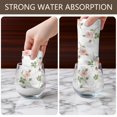 thumbnail image 6 of 2 Pcs Pioneer Flower Floral Print Pattern Kitchen Towels, Funny Microfiber Dish Towel Set, 18" X 26" Tea Towels, 6 of 6