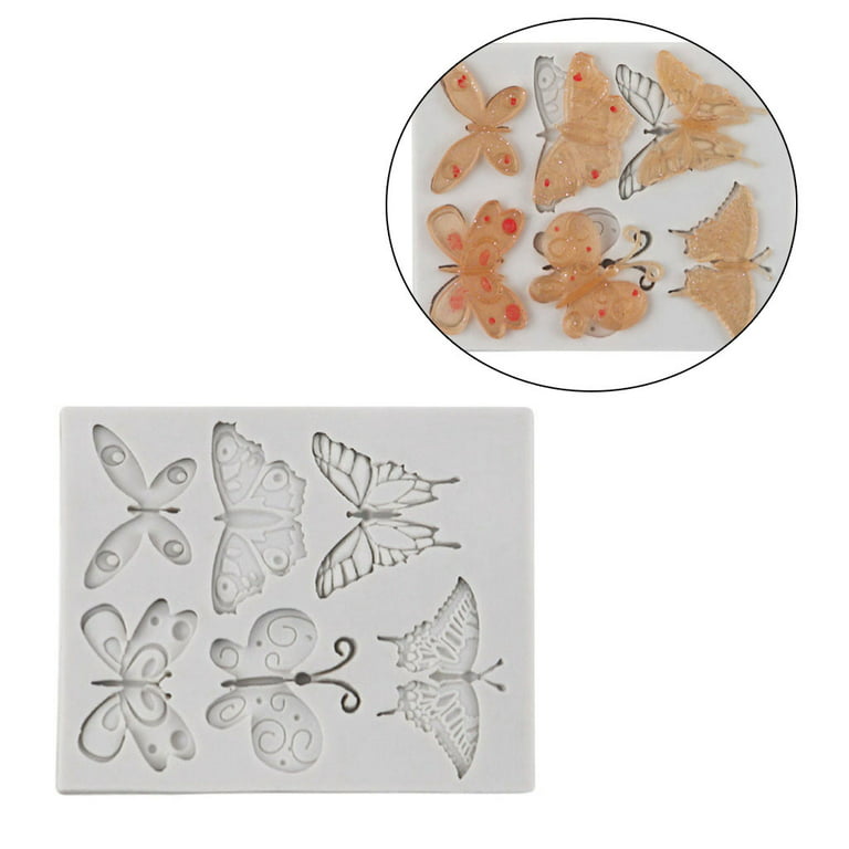 HeroNeo DIY Butterfly Shape Epoxy Silicone Mold Butterfly Mold for Children  Handmade 