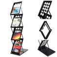 thumbnail image 6 of InstaHibit Pop Up 4 Pocket Foldable Magazine Brochure Rack Book Literature Holder Tradeshow Display w/ Carrying Bag, 6 of 9