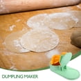 thumbnail image 4 of Molde para envolver dumplings, molde de plástico para cocina para prensar masa, molde para piel de dumplings, 4 of 8