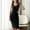 Black, variant on Basic Cami Women Long Tanks 2025 Dress with Strap, Solid Color Tankinis Dress Crew-Neck Spaghetti Strap Tank Dresses Full Slip for Women Underwear Dresses Nightgown