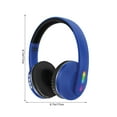 thumbnail image 4 of IMossad Wireless Bluetooth Headphones with Subwoofer, LED Lights, for Mobile, Computer, Gaming, Sports - Over-Ear Headset, 4 of 7