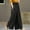 Black, variant on IDALL Linen Pants Women Wide Leg Pants Woman Women New Casual And Fashionable Loose Solid Color Mid Waist Cotton Linen Wide Leg Pants Lounge Pants Women Baggy Pants Black L