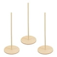 thumbnail image 1 of Présentoir à Bagel Rond en Bois Beige 3 Pcs, 1 of 7