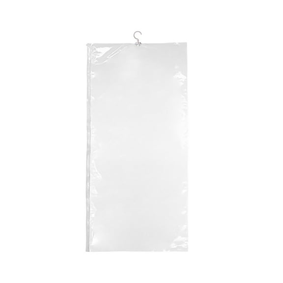 Clear Garment Bags for Hanging Clothes with Zipper, Dust-Proof Clothes Covers Protecting Dresses Gowns Suits, Breathable Garment Storage Bags for Closet Organization and Travel Use