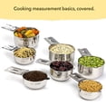 thumbnail image 6 of Measuring Cups Set of 7,Stackable,304 Premium Stainless Steel,Kitchen Gadgets for Measure Liquid and Dry Ingredients,Cooking & Baking, 6 of 8