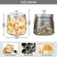 thumbnail image 2 of Yayeee Ashtray with Lid for Cigarette Smokeless Stainless Steel Home Ash Holder, Geometric Circles, 2 of 7