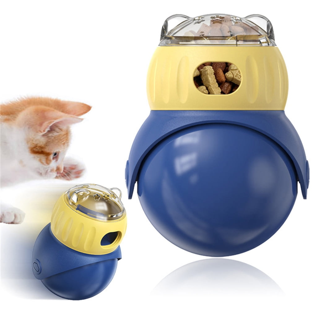 Dog Treat Dispensing Toy Ball Shape Leaking Food Slow Feeder Puzzle Interactive Pet Training Pet Game