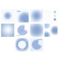 thumbnail image 1 of Sticky Notes 8x8 CM,Gradual halo dyeing Self-Stick Pads, to Post for Home, Office, Notebook, 400Pcs, 1 of 5