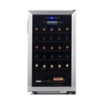 thumbnail image 2 of Refrigerador enfriador de vino con compresor NewAir en acero inoxidable | Capacidad para 33 botellas | Nevera independiente o empotrada | Puerta de vidrio con protección UV y termostato digital NWC033, 2 of 5