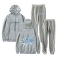 thumbnail image 3 of Freya Skye Silent Treatment   hoodies suits pocket drawstring hoodies sweatshirt men/women Strap sports pants, 3 of 5