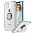 thumbnail image 3 of Transparent Ring Holder Phone Case for IPhone 13 12 Mini 15 14 11 Pro Max X XS XR 7 8 Plus Soft Shell Shockproof Cove, 3 of 5