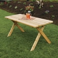 thumbnail image 1 of A &amp; L Furniture Western Red Cedar Crossleg Picnic Table, 1 of 1
