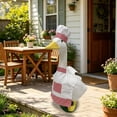 thumbnail image 6 of Pandiboks 23in porch goose outfit porch goose clothes White Outdoors Patio Nylon,Spandex Ambience decoration Gifts for others, 6 of 6