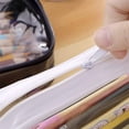 thumbnail image 5 of Bexikou 6 Pcs Clear Pencil Case,Big Capacity Clear Exam Pencil Case Pouch,Large Pen Pencil Case with Zipper for Teenage Boys Girls Women, 5 of 7