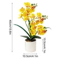 thumbnail image 3 of News Butterflys Orchid Artificial Flower Pot Plants Decoration For Home And Office Interiors, 3 of 7