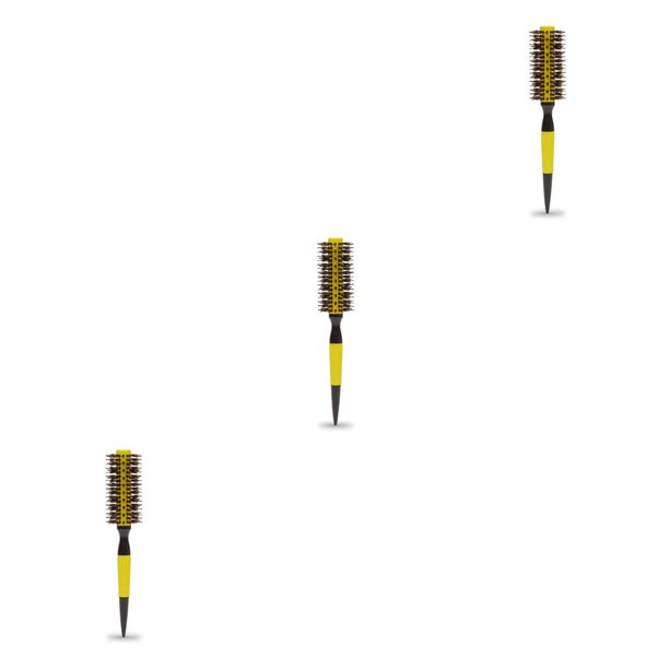 Minnieouse Mango de Peine rizado Secado por soplado Curling Hairstyling Roller Cepillo fino Salón Accesorios de belleza Herramientas de viaje para Tipo 2 3piezas Minnieouse CBP185114
