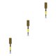 thumbnail image 1 of Minnieouse Mango de Peine rizado Secado por soplado Curling Hairstyling Roller Cepillo fino Salón Accesorios de belleza Herramientas de viaje para Tipo 2 3piezas Minnieouse CBP185114, 1 of 6