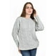 thumbnail image 1 of Sueter tejido con brillo Roman Fashion /Juvenil, 0712 (Gris) gris M, 1 of 5