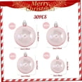 thumbnail image 2 of Adornos navideños iridiscentes 30 piezas 4 tamaños diferentes XINYU, 2 of 7