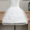 thumbnail image 4 of ANINEO Women Petticoat 2 Adjustable Hoop Skirt Lace Short Lolita Vintage Gothic Underskirt For Party Dress Clothes, 4 of 4
