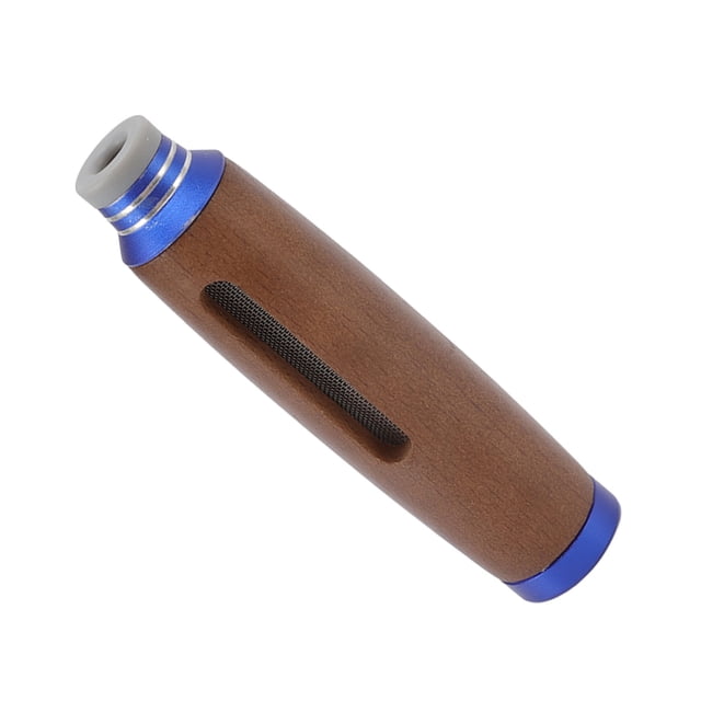 Car Ash Holder Large Capacity Handheld Aluminium Rubber Walnut Mini Ashtray for Smokers