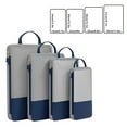 thumbnail image 3 of Blueek 4 Piece Travel Compression Packing Cubes Set - Lightweight Storage Organizers for Efficient Luggage Packing, Ideal for Travelers, 3 of 6