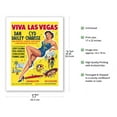 thumbnail image 2 of Viva Las Vegas (Meet Me in Las Vegas) - starring Dan Dailey Cyd Charisse - Vintage Film Movie Poster c.1956 - Bamboo Fine Art 290gsm Paper (Unframed) 17x22in, 2 of 4