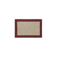 thumbnail image 3 of Mainstays Farmhouse Faux Sisal Red Border Indoor Area Rug Set, 3 Piece, 3 of 9