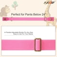 thumbnail image 6 of SUOSDEY No Buckle Stretch Belts for Kids Toddler,Boy Girl Invisible Elastic Belts for Jeans Pants, 6 of 6