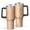 Black-4, variant on 40oz Tumbler with Handle and Straw, Vacuum Insulated Stainless Steel Travel Mug, Fits Car Cup Holder, Wood Print