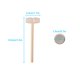 thumbnail image 2 of 2 minimartillos de madera, cangrejo de madera o mazos de langosta, martillo de madera para chocolate, martillo de madera natural oso de fresa  Hogar, 2 of 5