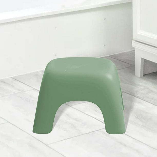 Taburete decorativo Yotijar cuadrado moderno antideslizante para muebles de cocina baño Verde