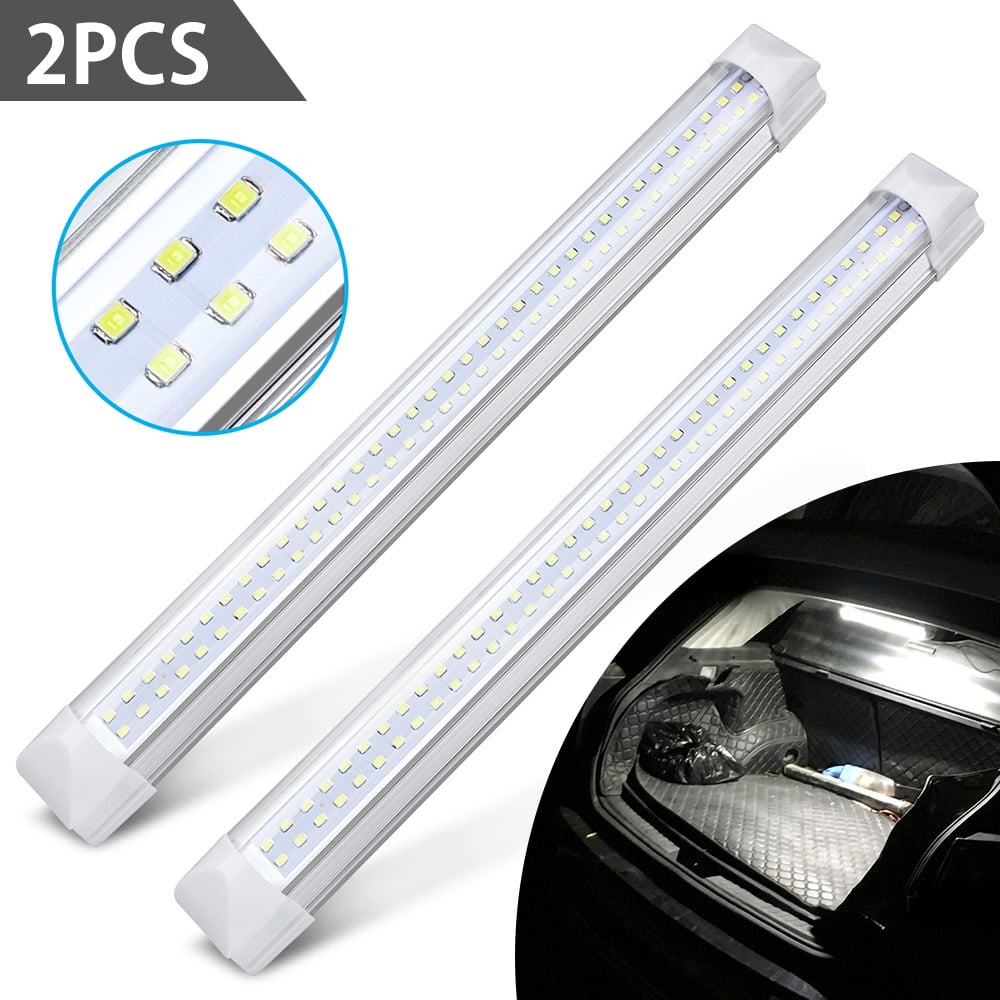 2pcs LED Strip Bar Light Tube Lamp Kitchen Cupboard Under Cabinet Switch 3