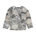 thumbnail image 1 of Alfani Womens Animal-Print Top, Beige, X-Large, 1 of 2
