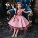 thumbnail image 4 of Vestido de cola de milano para niña Vestido de malla con cola de milano para niña Vestido de princesa para niña grande Vestido para niña, 4 of 6