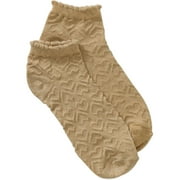 No Boundaries Texture Stars & Hearts 3pk Low Cut Socks