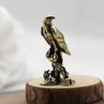 thumbnail image 2 of Handmade Eagle Figurine Easy to Clean Copper Antique Handmade Eagle Statue for Desktop, 2 of 10